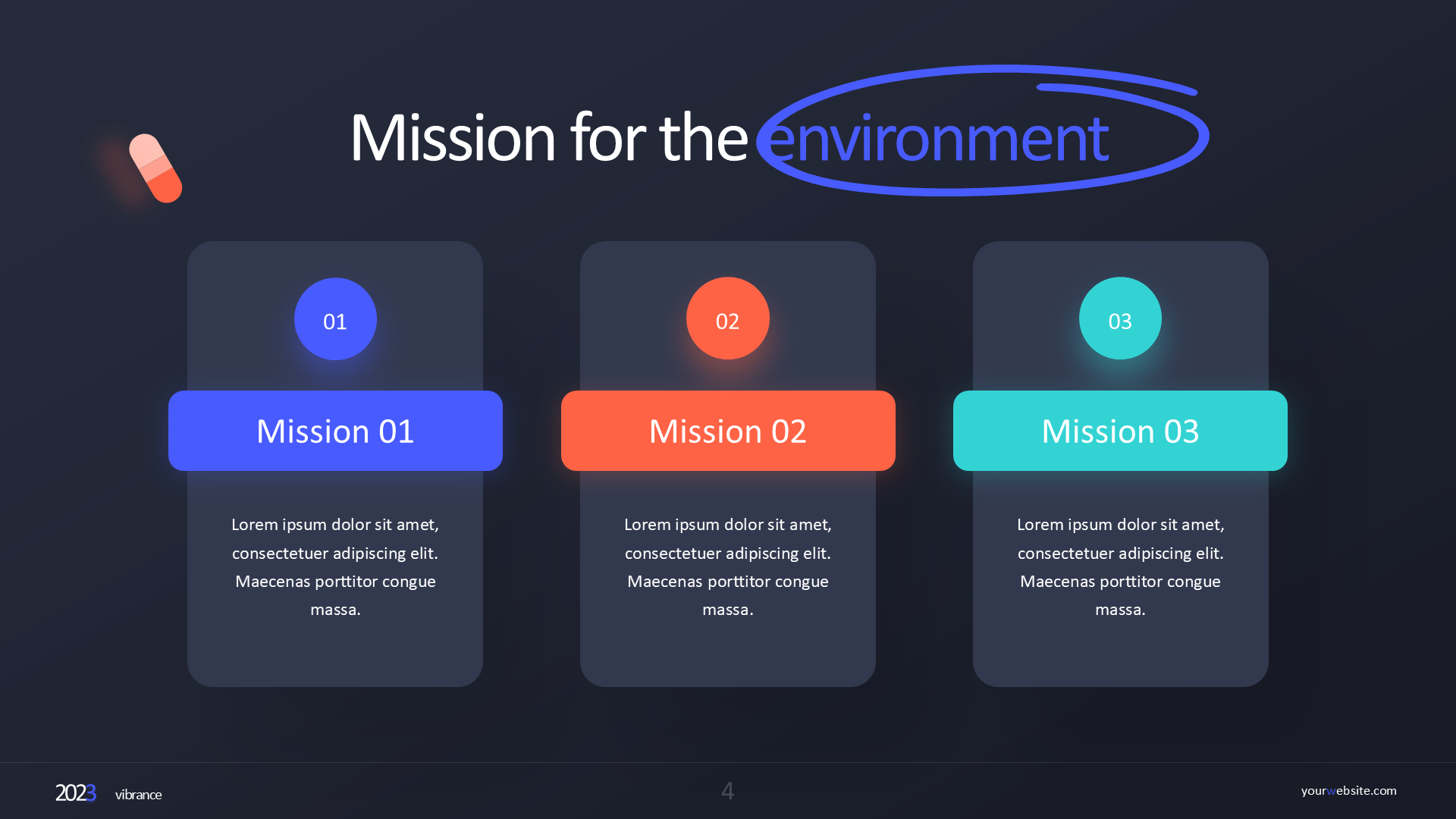 Vision Mission Dark slide 4